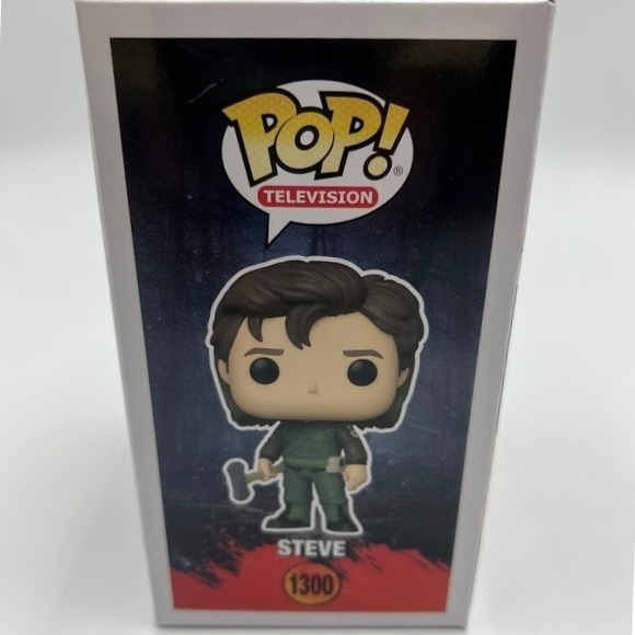 Funko Pop Stranger Things Steve Harrington 1300 Vinyl Figure with Weapon - Picture 5 of 6